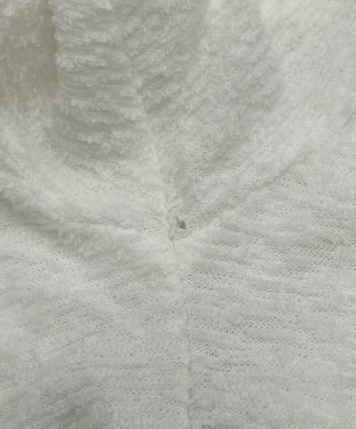 Needles（ニードルズ）Needles (ニードルズ) S/S Mock Neck Tee - Cotton Pile Jersey / モックネックティー ホワイト サイズ:SIZE Lの古着・服飾アイテム