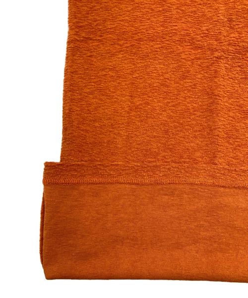 Needles（ニードルズ）Needles (ニードルズ) S/S Mock Neck Tee - Cotton Pile Jersey / モックネックティー オレンジ サイズ:SIZE Lの古着・服飾アイテム