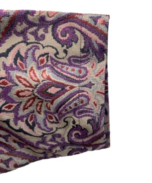 MAISON SCOTCH（メゾンスコッチ）MAISON SCOTCH (メゾンスコッチ) ダマスクジャガードプライムオーバーZIPブルゾン パープル×ピンク サイズ:02の古着・服飾アイテム