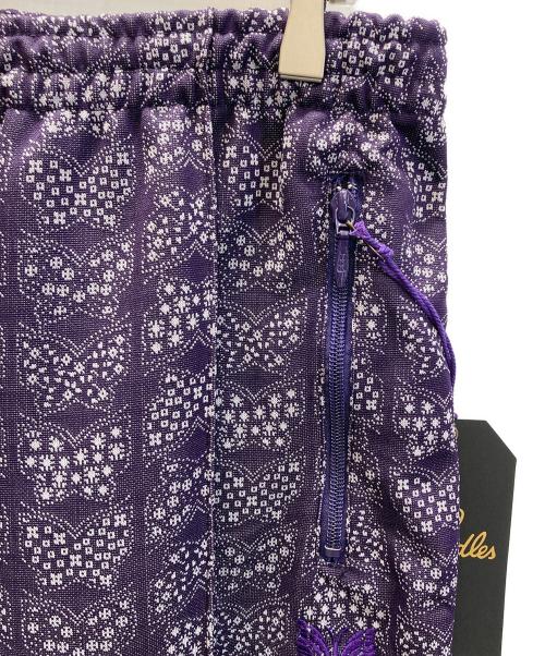 Needles（ニードルズ）Needles (ニードルズ) FREAK'S STORE (フリークストア) 別注 Track Pants / トラックパンツ パープル×ホワイト サイズ:SIZE XLの古着・服飾アイテム