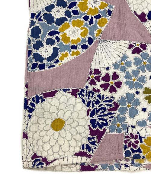 SOU・SOU（ソウソウ）SOU・SOU (ソウソウ) 高島縮 薙刀長方形衣 / ワンピース ピンク サイズ:SIZE Freeの古着・服飾アイテム