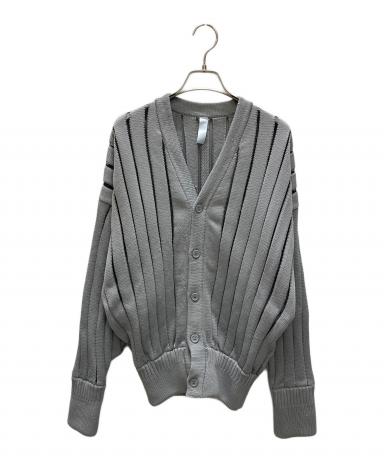 中古・古着通販】CFCL (シーエフシーエル) LOUVER CARDIGAN グレー