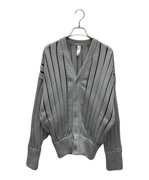 CFCL（シーエフシーエル）CFCL (シーエフシーエル) LOUVER CARDIGAN グレー サイズ:3の古着・服飾アイテム