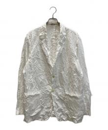 AURALEE（オーラリー）の古着「WRINKLED WASHED FINX TWILL JACKET」｜ホワイト