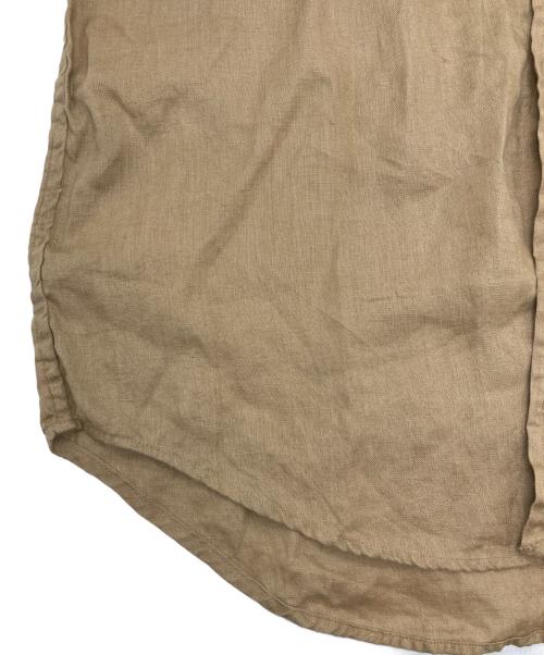 POLO RALPH LAUREN（ポロ・ラルフローレン）POLO RALPH LAUREN (ポロ・ラルフローレン) リネンシャツ ブラウン サイズ:SIZE Sの古着・服飾アイテム