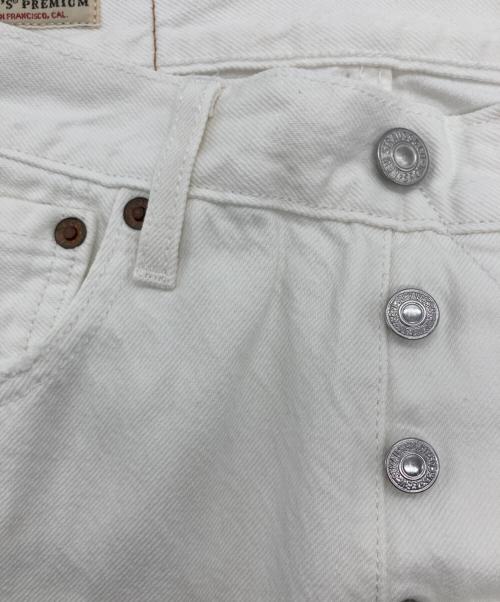 LEVI'S（リーバイス）LEVI'S (リーバイス) JOURNAL STANDARD relume (ジャーナルスタンダード レリューム) 別注 501ストレートデニムパンツ ホワイト サイズ:SIZE W28×L29の古着・服飾アイテム