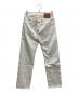 LEVI'S (リーバイス) JOURNAL STANDARD relume (ジャーナルスタンダード レリューム) 別注 501ストレートデニムパンツ ホワイト サイズ:SIZE W28×L29：4000円