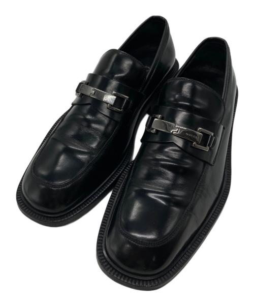 GUCCI（グッチ）GUCCI (グッチ) ホースビット ローファー ブラック サイズ:SIZE 40 1/2Eの古着・服飾アイテム