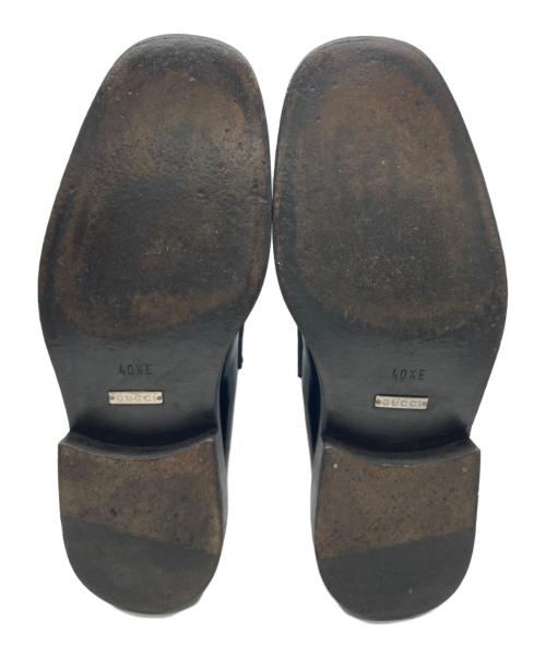 GUCCI（グッチ）GUCCI (グッチ) ホースビット ローファー ブラック サイズ:SIZE 40 1/2Eの古着・服飾アイテム
