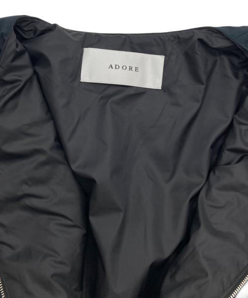 ADORE（アドーア）ADORE (アドーア) ライトパディングジャケット ネイビー サイズ:38の古着・服飾アイテム