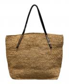 Sans-Arcidetサン・アルシデ）の古着「ラフィア トートバッグ」｜ベージュ