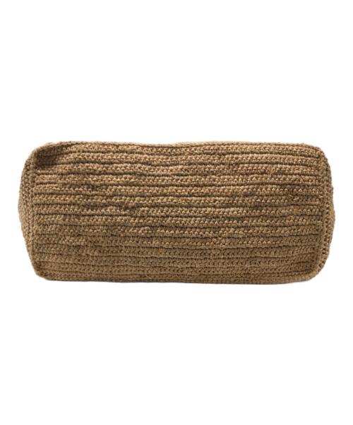 Sans-Arcidet（サン・アルシデ）Sans-Arcidet (サン・アルシデ) ラフィア トートバッグ ベージュの古着・服飾アイテム