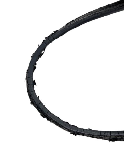 Sans-Arcidet（サン・アルシデ）Sans-Arcidet (サン・アルシデ) ラフィア トートバッグ ベージュの古着・服飾アイテム