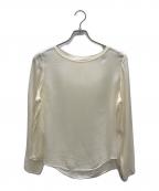 Drawing Numbersドローイングナンバーズ）の古着「キュプラ シースルーブラウス」｜ベージュ