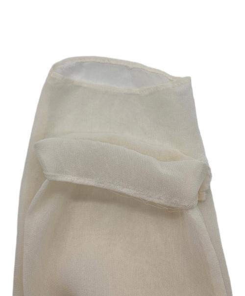 Drawing Numbers（ドローイングナンバーズ）Drawing Numbers (ドローイングナンバーズ) キュプラ シースルーブラウス ベージュ サイズ:SIZE Mの古着・服飾アイテム