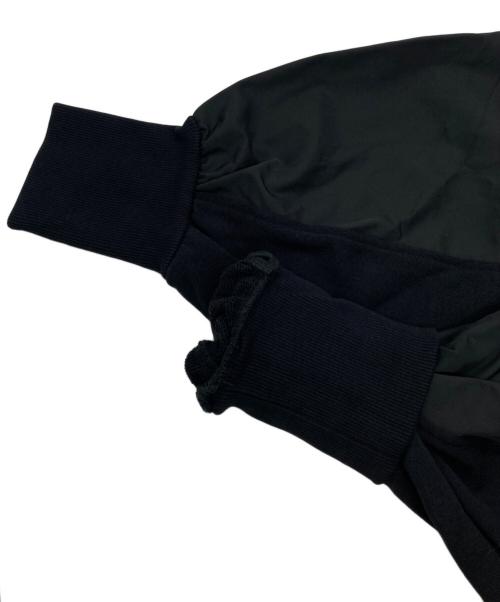 Adam et Rope（アダム エ ロペ）Adam et Rope (アダム エ ロペ) スウェットコンビベルテッドワンピース ブラック サイズ:表記無しの古着・服飾アイテム