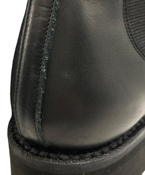 AURALEE（オーラリー）AURALEE (オーラリー) foot the coacher (フットザコーチャー) LEATHER SQUARE BOOTS（レザースクエアブーツ） ブラック サイズ:SIZE 6 1/2の古着・服飾アイテム