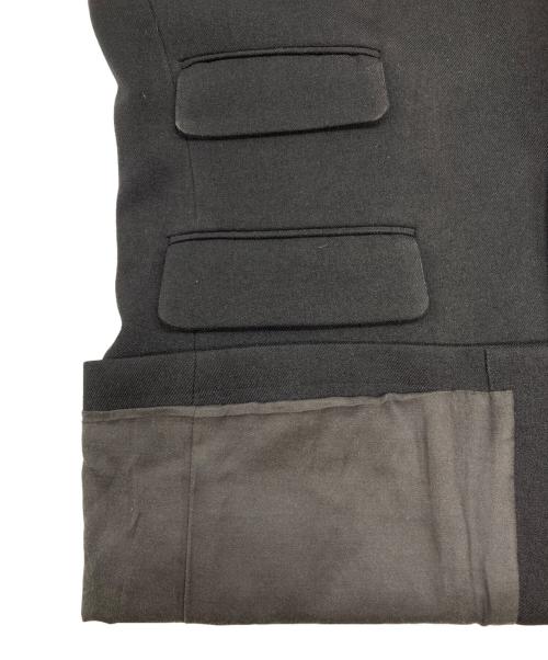 kudos（クードス）kudos (クードス) COVER STITCH TAILOR VEST（カバーステッチテーラーベスト） ブラック サイズ:SIZE 2の古着・服飾アイテム