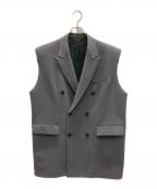 JOHN LAWRENCE SULLIVANジョン ローレンス サリバン）の古着「サイドジップダブルジレ」｜グレー