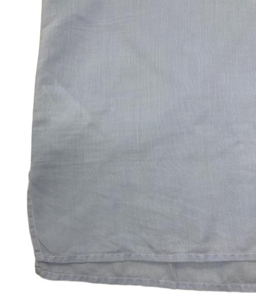 VALENTINO（ヴァレンティノ）VALENTINO (ヴァレンティノ) 比翼フロントポケットプルオーバーシャツ ブルー サイズ:SIZE 39 / 15 1/2の古着・服飾アイテム