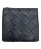 BOTTEGA VENETAボッテガベネタ）の古着「イントレチャート コインケース」｜ブラック