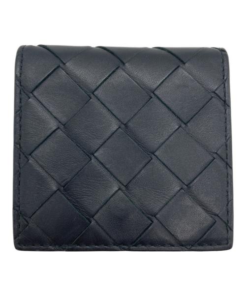 BOTTEGA VENETA（ボッテガベネタ）BOTTEGA VENETA (ボッテガベネタ) イントレチャート コインケース ブラックの古着・服飾アイテム