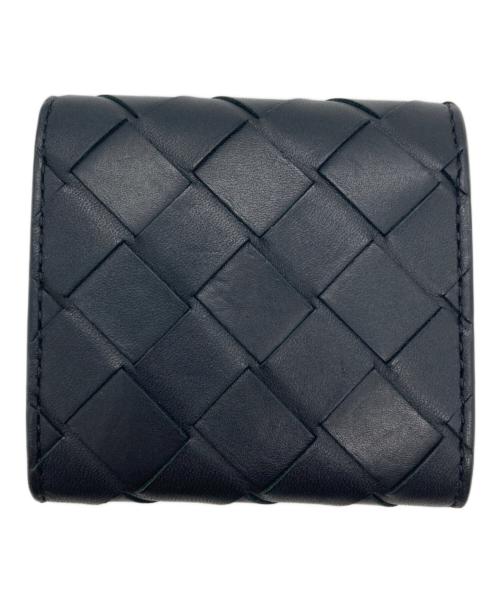 BOTTEGA VENETA（ボッテガベネタ）BOTTEGA VENETA (ボッテガベネタ) イントレチャート コインケース ブラックの古着・服飾アイテム
