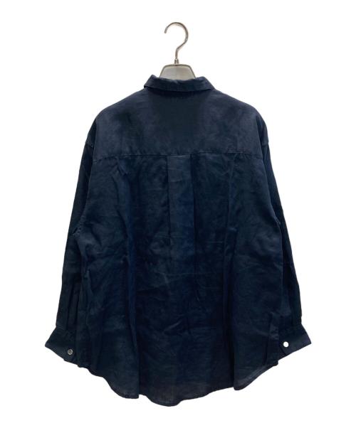 JOURNAL STANDARD（ジャーナルスタンダード）JOURNAL STANDARD (ジャーナルスタンダード) ソフトゼフィールリネンシャツ ネイビー サイズ:SIZE Freeの古着・服飾アイテム
