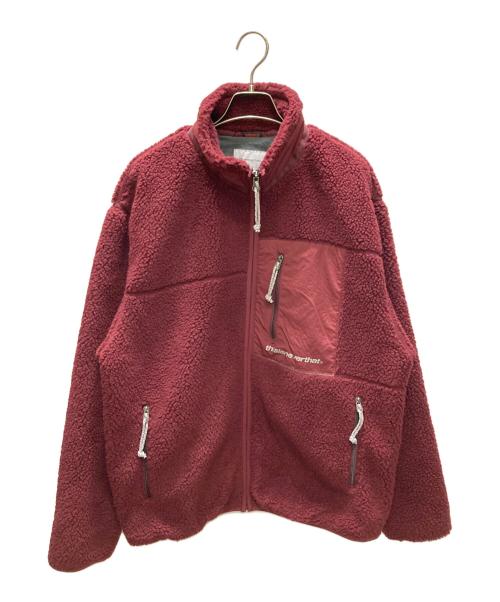 thisisneverthat（ディスイズネバーザット）thisisneverthat (ディスイズネバーザット) SP Sherpa Fleece Jacket レッド サイズ:Lの古着・服飾アイテム