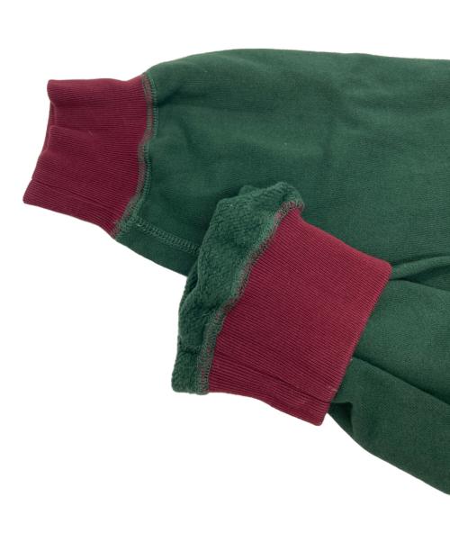 THE BLACK EYE PATCH（ブラックアイパッチ）THE BLACK EYE PATCH (ブラックアイパッチ) 取扱注意 刺繍スウェット ネイビー×グリーン サイズ:Lの古着・服飾アイテム