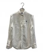 RALPH LAURENラルフローレン）の古着「リネンシャツ」｜ホワイト