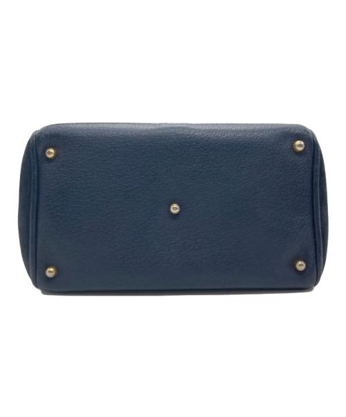 GUCCI（グッチ）GUCCI (グッチ) 2way バンブー スエード ハンドバッグ ネイビーの古着・服飾アイテム