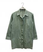 CHRISTOPHE LEMAIREクリストフ ルメール）の古着「ステンカラーコート」｜ミントグリーン