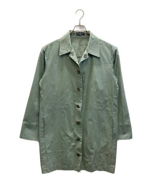 CHRISTOPHE LEMAIRE（クリストフ ルメール）CHRISTOPHE LEMAIRE (クリストフ ルメール) ステンカラーコート ミントグリーン サイズ:3の古着・服飾アイテム