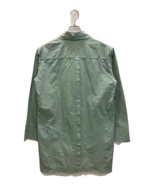 CHRISTOPHE LEMAIRE（クリストフ ルメール）CHRISTOPHE LEMAIRE (クリストフ ルメール) ステンカラーコート ミントグリーン サイズ:3の古着・服飾アイテム