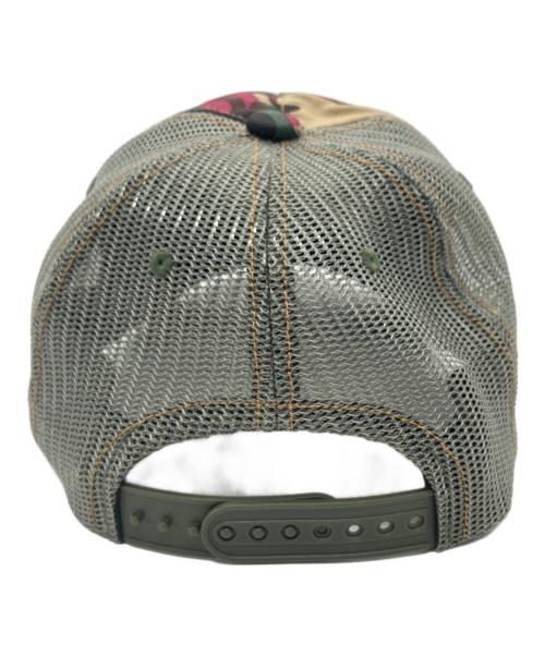 Hysteric Glamour（ヒステリックグラマー）Hysteric Glamour (ヒステリックグラマー) WOODLAND HYS メッシュキャップ グリーン×ピンク サイズ:FREEの古着・服飾アイテム