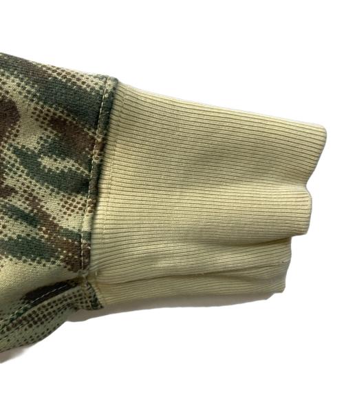 stussy（ステューシー）stussy (ステューシー) ジップカモパーカー グリーン サイズ:Mの古着・服飾アイテム