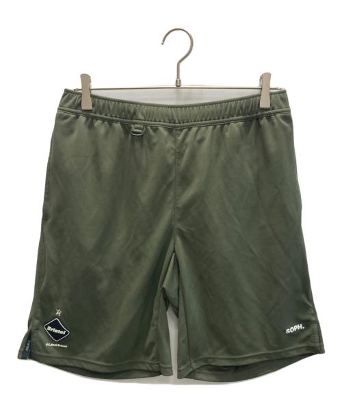 F.C.R.B.（エフシーレアルブリストル）F.C.R.B. (エフシーレアルブリストル) TRAINING S/S TOP & SHORTS グリーン サイズ:Lの古着・服飾アイテム