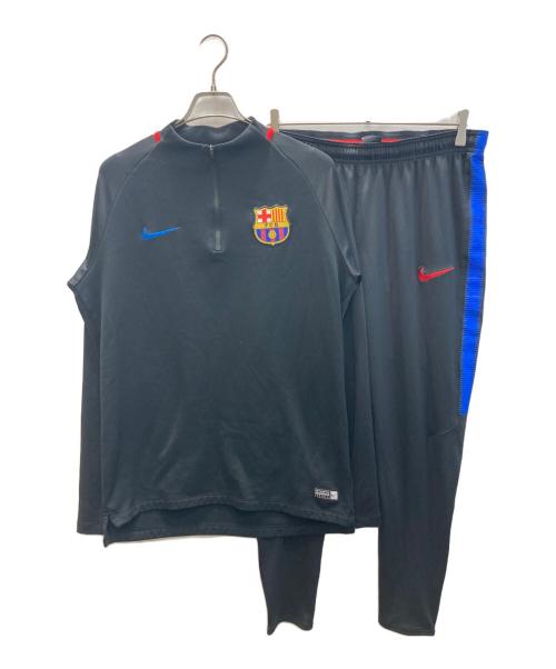 NIKE（ナイキ）NIKE (ナイキ) FCバルセロナ トレーニングジャージ ブラック サイズ:XLの古着・服飾アイテム