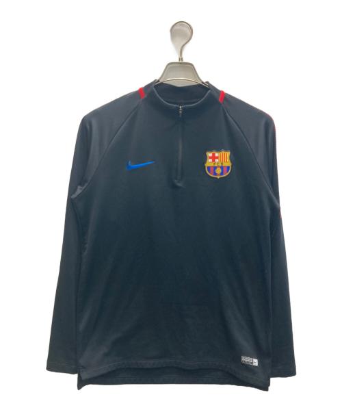 NIKE（ナイキ）NIKE (ナイキ) FCバルセロナ トレーニングジャージ ブラック サイズ:XLの古着・服飾アイテム