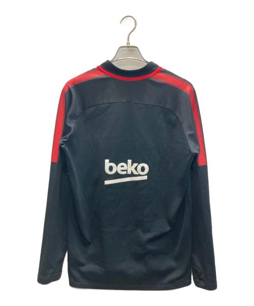NIKE（ナイキ）NIKE (ナイキ) FCバルセロナ トレーニングジャージ ブラック サイズ:XLの古着・服飾アイテム