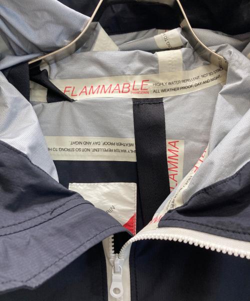 PHINGERIN（フィンガリン）PHINGERIN (フィンガリン) FLAME UPSET ANORAK ネイビー サイズ:Mの古着・服飾アイテム