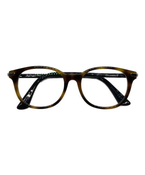 Christian Dior（クリスチャン ディオール）Christian Dior (クリスチャン ディオール) 伊達眼鏡 ブラウンの古着・服飾アイテム