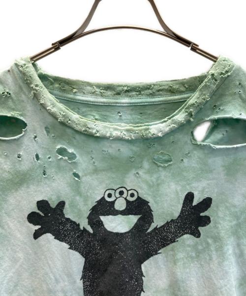 TEPPEI FURUYAMA（テッペイフルヤマ）TEPPEI FURUYAMA (テッペイフルヤマ) ダメージカットソー グリーン サイズ:表記なしの古着・服飾アイテム