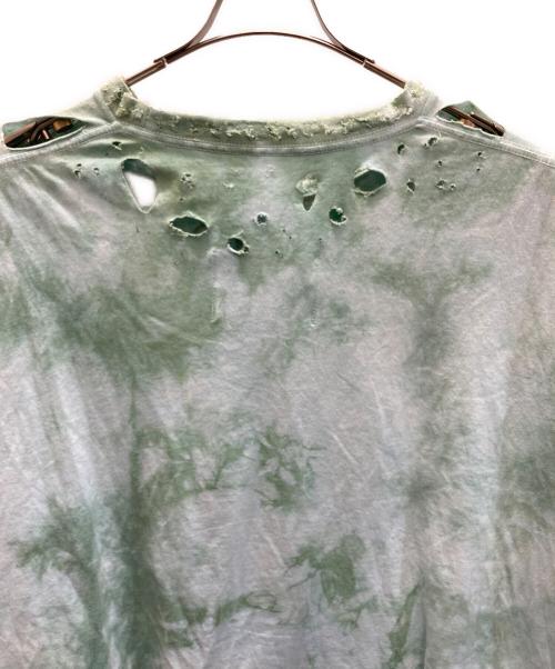 TEPPEI FURUYAMA（テッペイフルヤマ）TEPPEI FURUYAMA (テッペイフルヤマ) ダメージカットソー グリーン サイズ:表記なしの古着・服飾アイテム