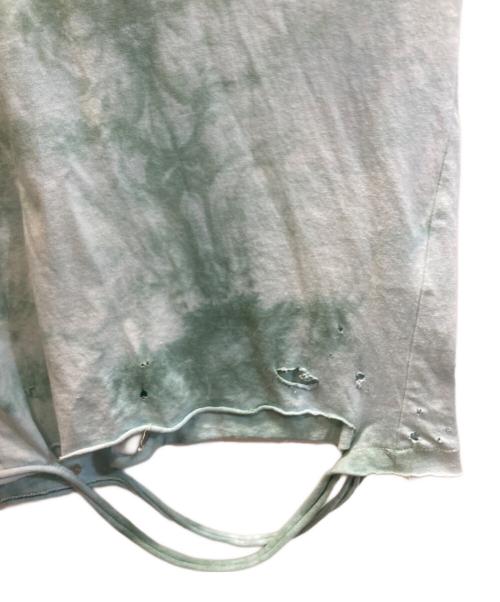 TEPPEI FURUYAMA（テッペイフルヤマ）TEPPEI FURUYAMA (テッペイフルヤマ) ダメージカットソー グリーン サイズ:表記なしの古着・服飾アイテム