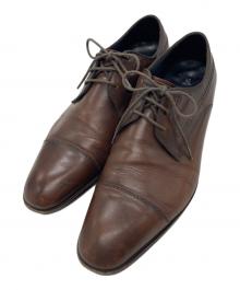 LANVIN COLLECTION（ランバンコレクション）の古着「ストレートチップレースアップシューズ」｜ブラウン