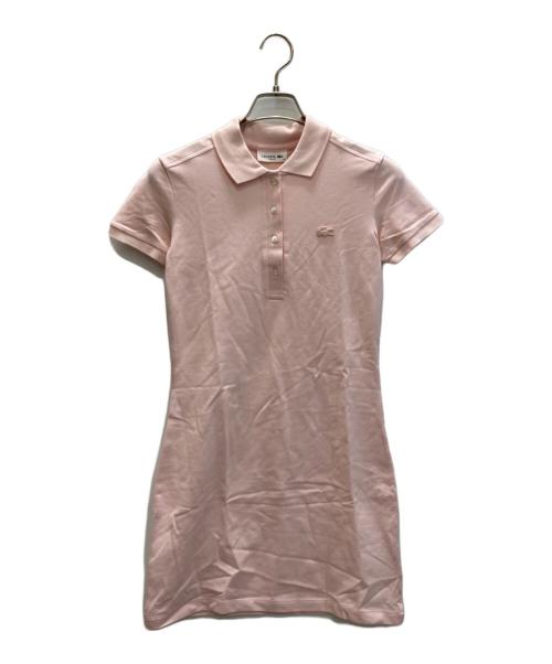 LACOSTE（ラコステ）LACOSTE (ラコステ) S／S POLO DRESS ピンク サイズ:SIZE 32 未使用品の古着・服飾アイテム