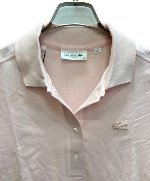 LACOSTE（ラコステ）LACOSTE (ラコステ) S／S POLO DRESS ピンク サイズ:SIZE 32 未使用品の古着・服飾アイテム