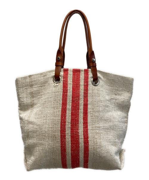 Daniel&Bob（ダニエル＆ボブ）Daniel&Bob (ダニエル＆ボブ) TOMORROW LAND (トゥモローランド) 別注キャンバストートバッグ ベージュの古着・服飾アイテム